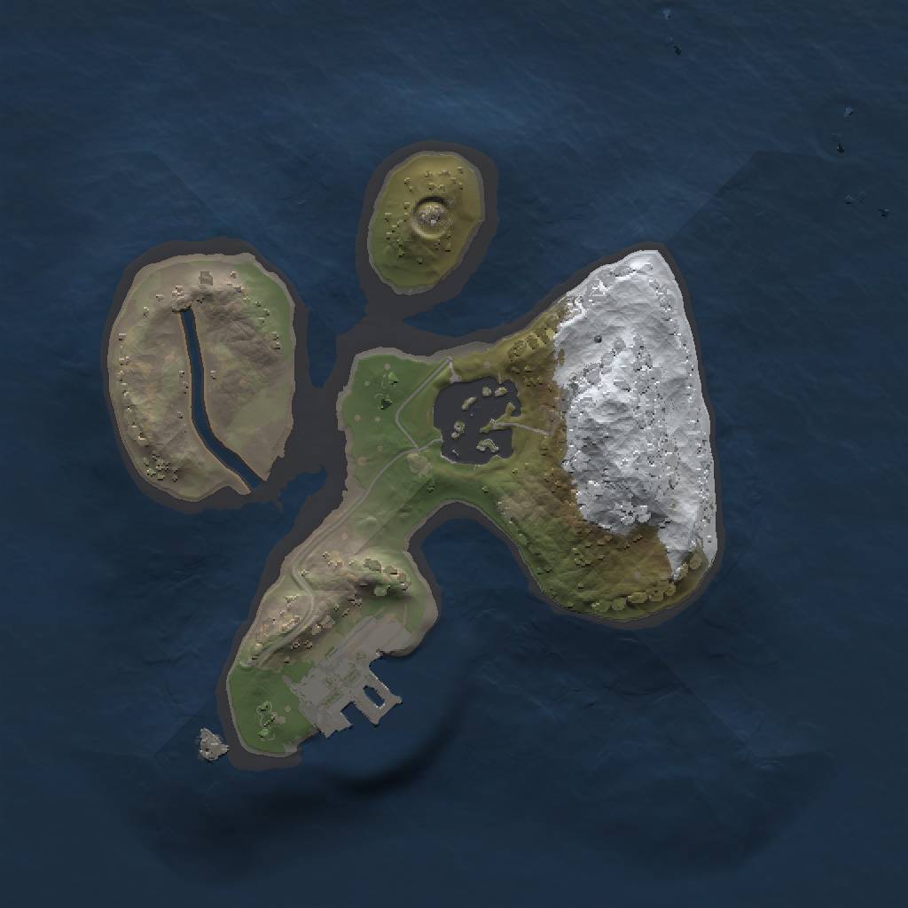 Rust Map: Procedural Map, Size: 1500, Seed: 1892330674, 6 Monuments