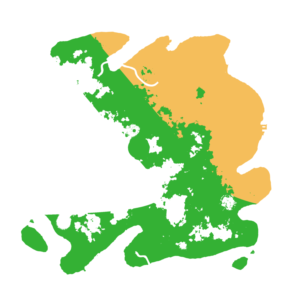 Biome Rust Map: Procedural Map, Size: 3600, Seed: 2934363