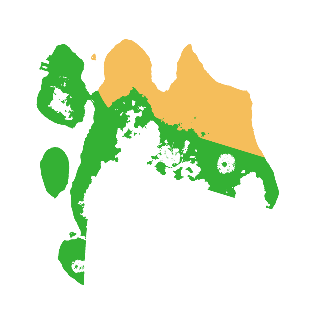 Biome Rust Map: Procedural Map, Size: 2500, Seed: 1795845358