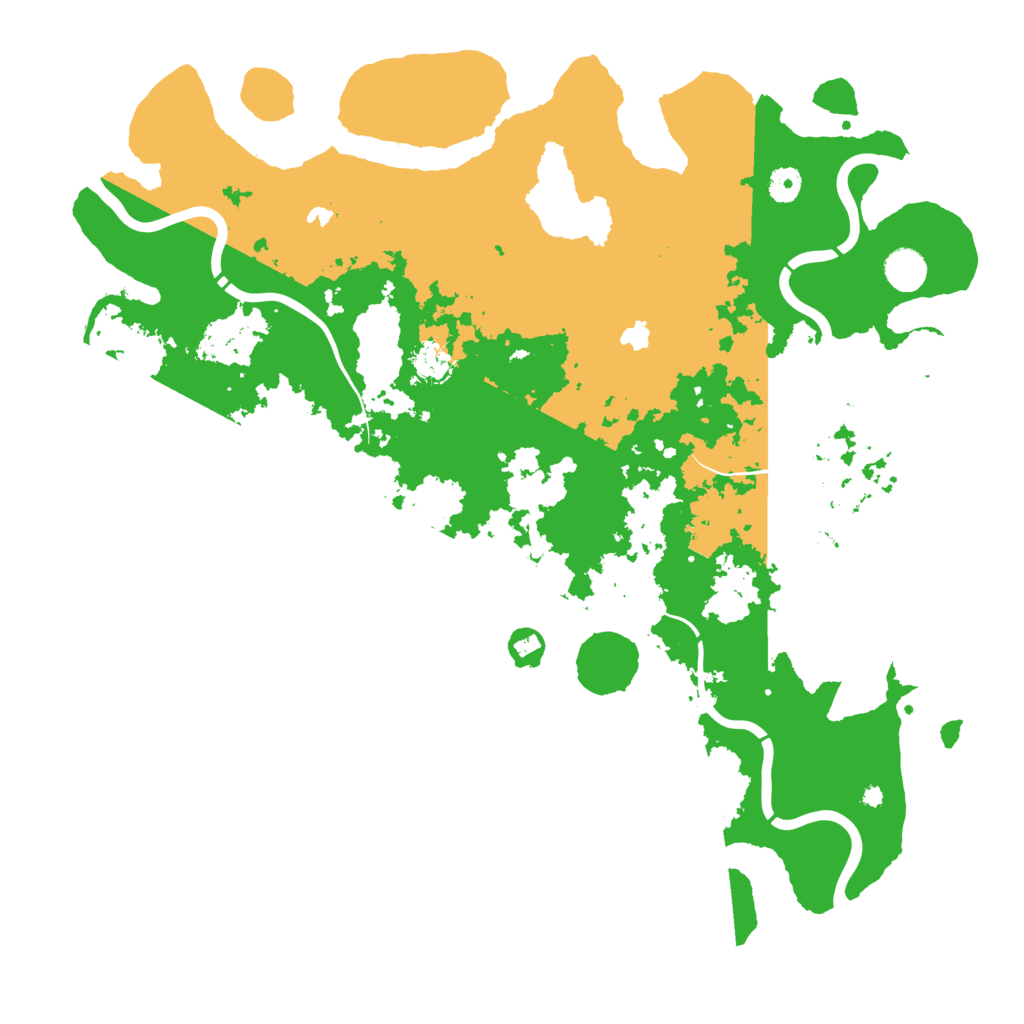 Biome Rust Map: Procedural Map, Size: 4500, Seed: 77522