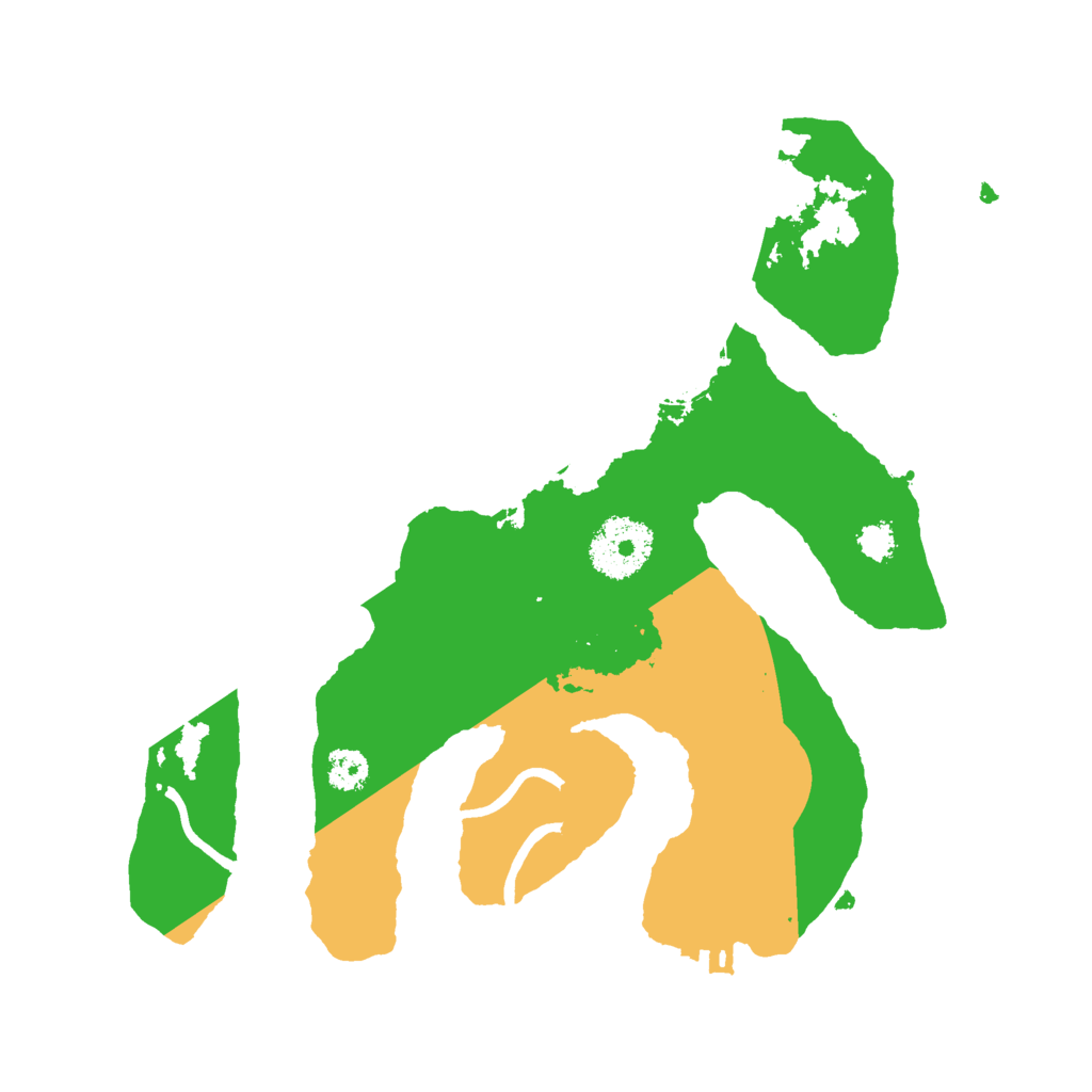 Biome Rust Map: Procedural Map, Size: 2700, Seed: 116