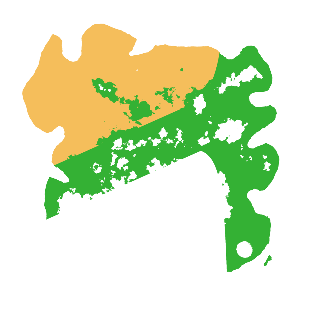Biome Rust Map: Barren, Size: 3500, Seed: 4918043