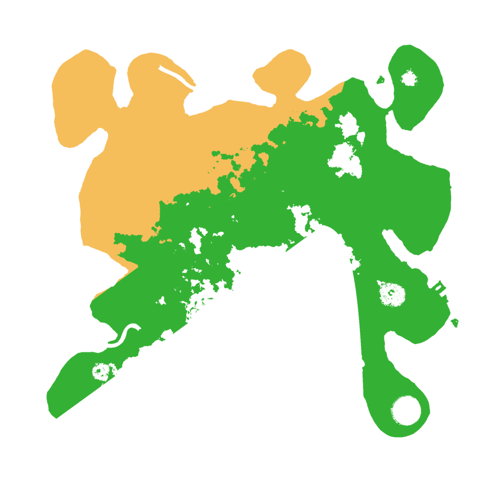 Biome Rust Map: Procedural Map, Size: 3000, Seed: 568745