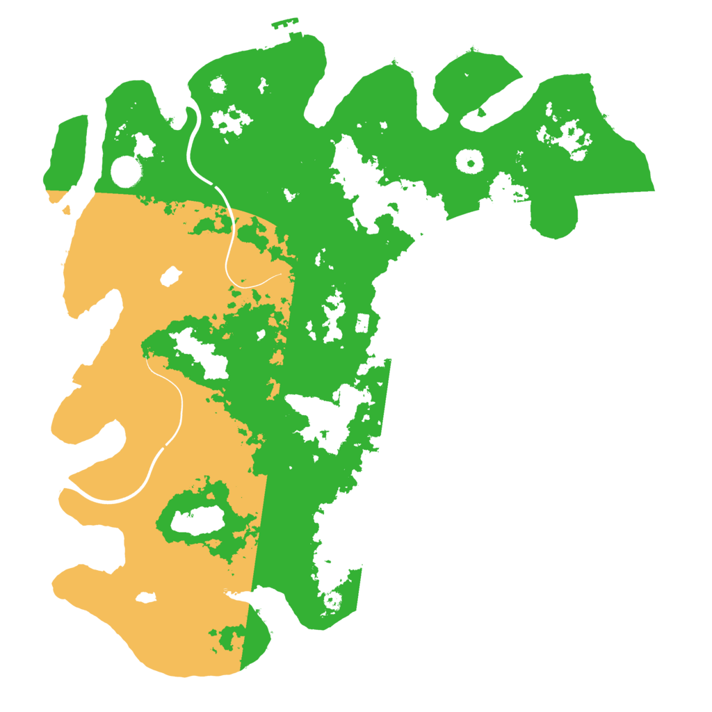 Biome Rust Map: Procedural Map, Size: 4000, Seed: 1073