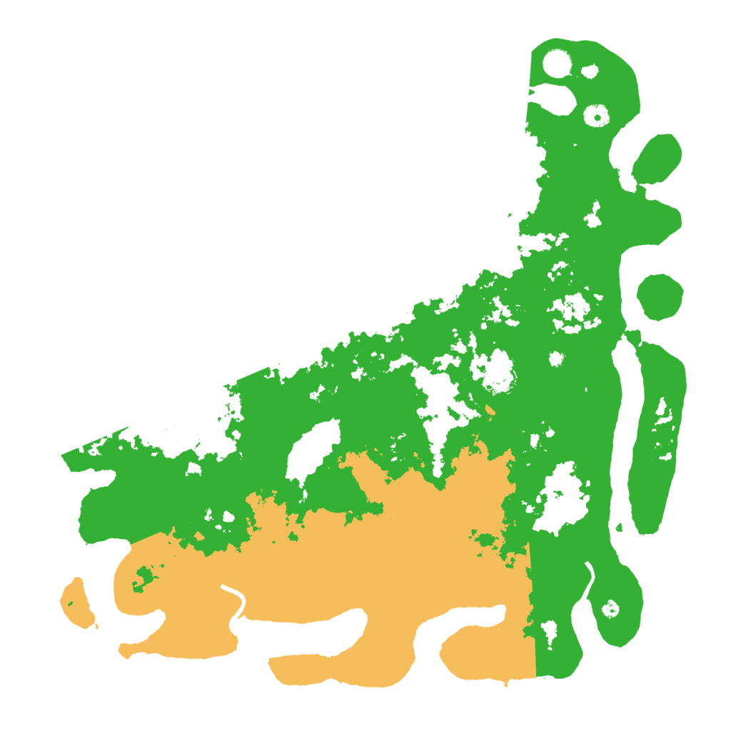 Biome Rust Map: Procedural Map, Size: 4500, Seed: 145632