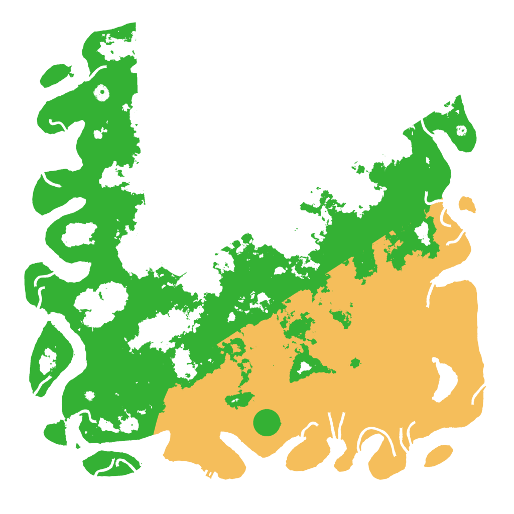 Biome Rust Map: Procedural Map, Size: 5000, Seed: 10825