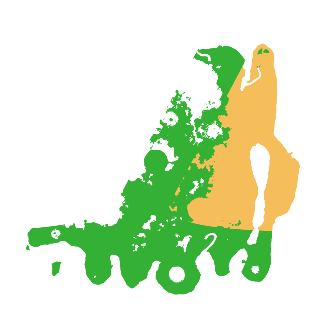 Biome Rust Map: Procedural Map, Size: 3550, Seed: 29909