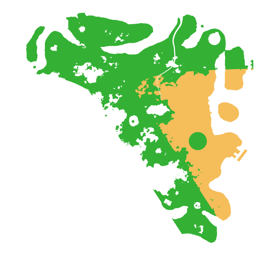 Biome Rust Map: Procedural Map, Size: 3800, Seed: 2379370