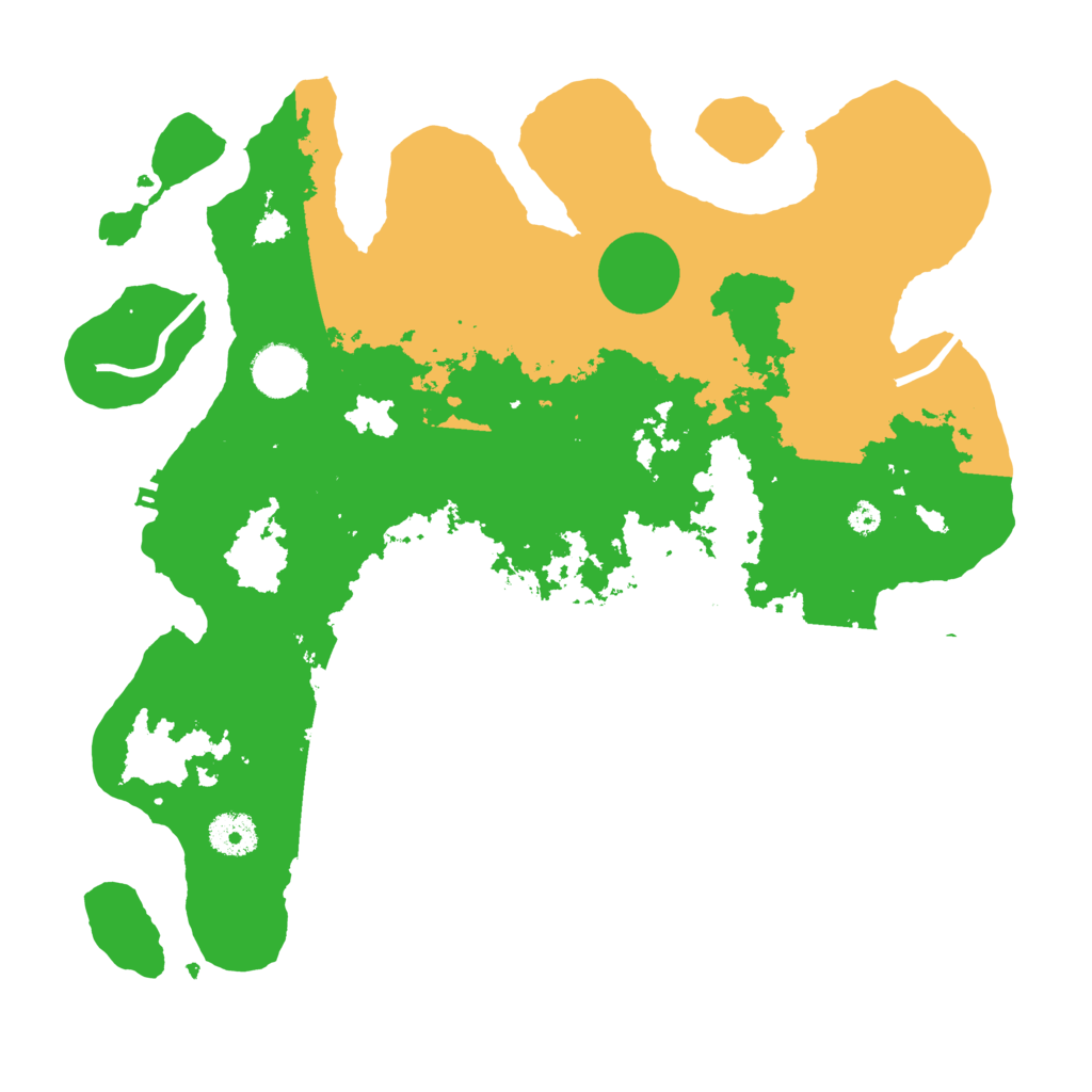 Biome Rust Map: Procedural Map, Size: 3550, Seed: 12432