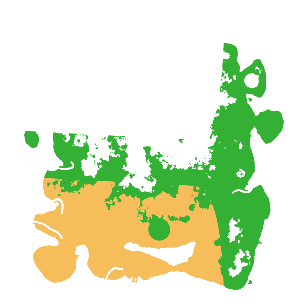 Biome Rust Map: Procedural Map, Size: 3700, Seed: 18