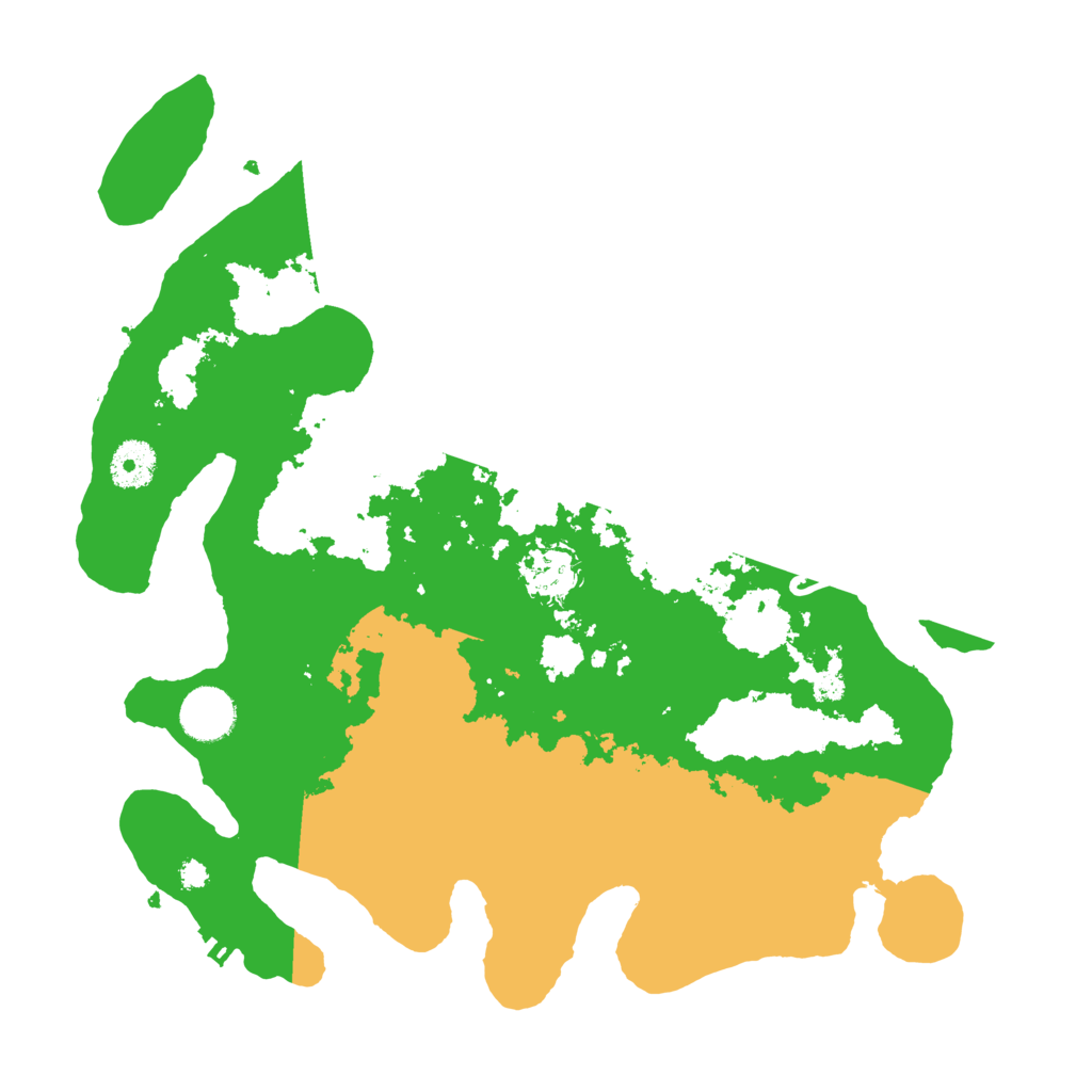 Biome Rust Map: Procedural Map, Size: 3500, Seed: 7645229