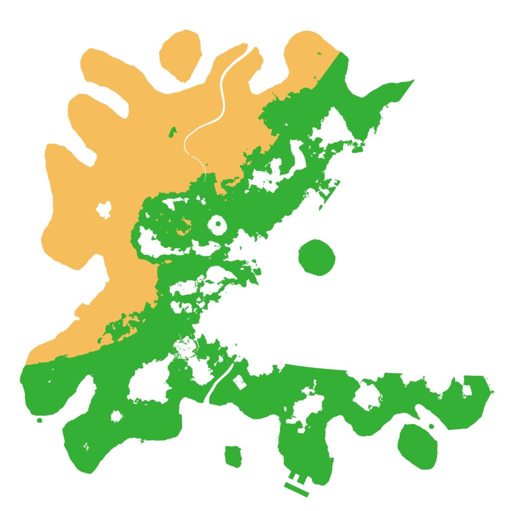 Biome Rust Map: Procedural Map, Size: 4000, Seed: 968980484