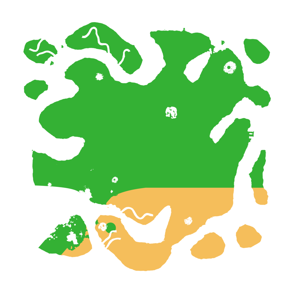 Biome Rust Map: Procedural Map, Size: 3600, Seed: 973960896