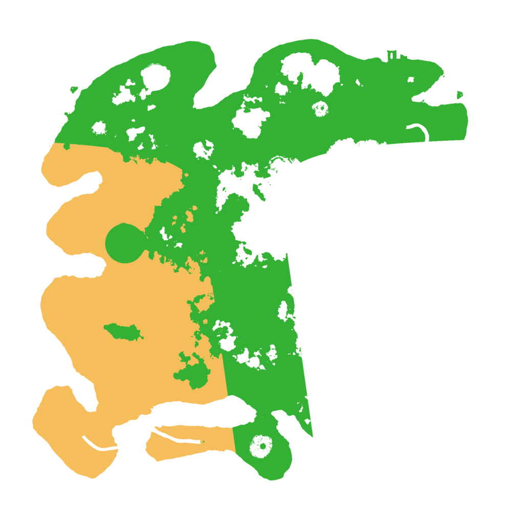 Biome Rust Map: Procedural Map, Size: 3500, Seed: 5313734