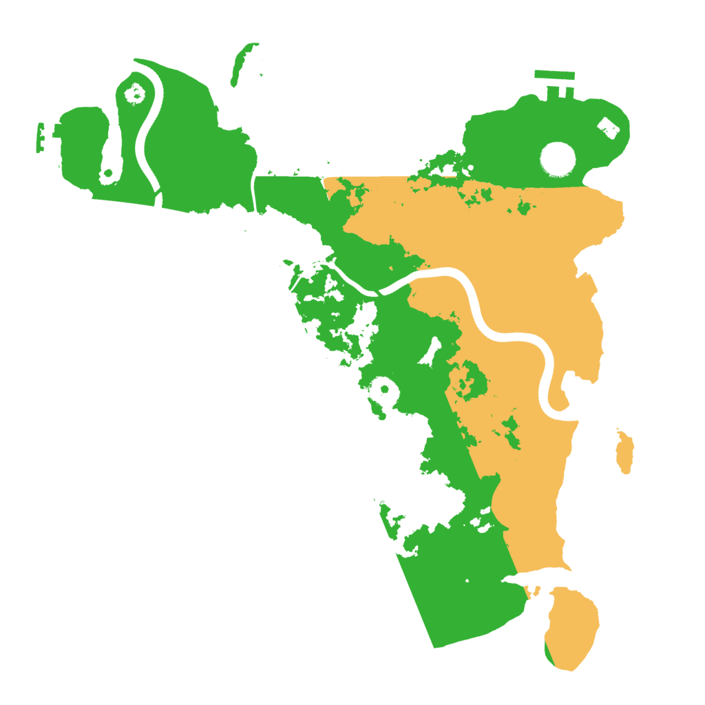 Biome Rust Map: Procedural Map, Size: 3550, Seed: 905454