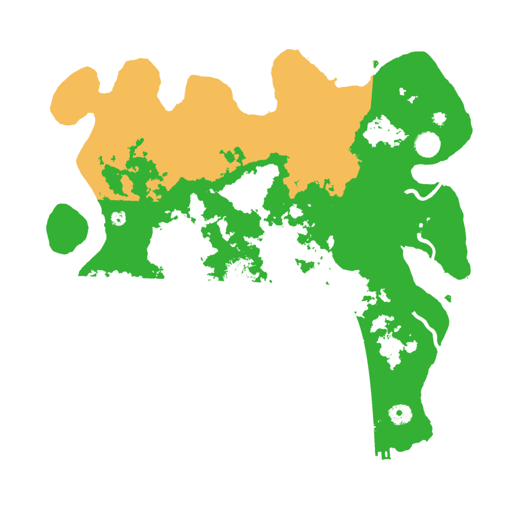 Biome Rust Map: Procedural Map, Size: 3550, Seed: 299051