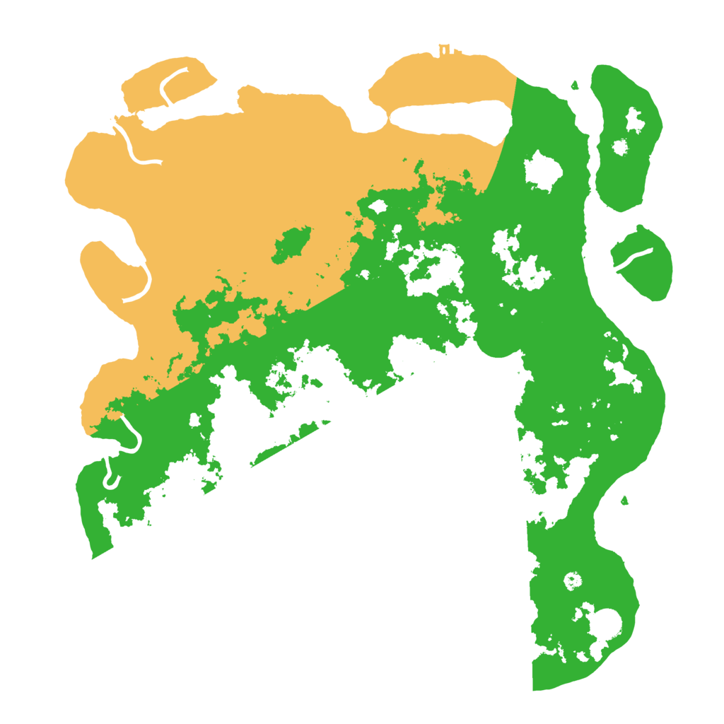 Biome Rust Map: Procedural Map, Size: 4200, Seed: 64262127