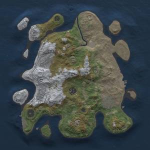 Thumbnail Rust Map: Procedural Map, Size: 3000, Seed: 200, 12 Monuments