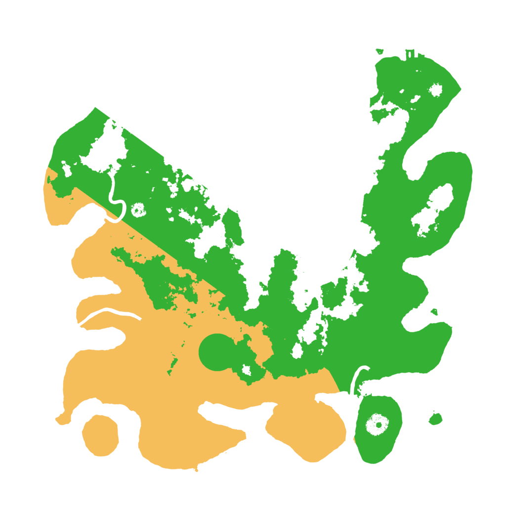 Biome Rust Map: Procedural Map, Size: 3550, Seed: 400887