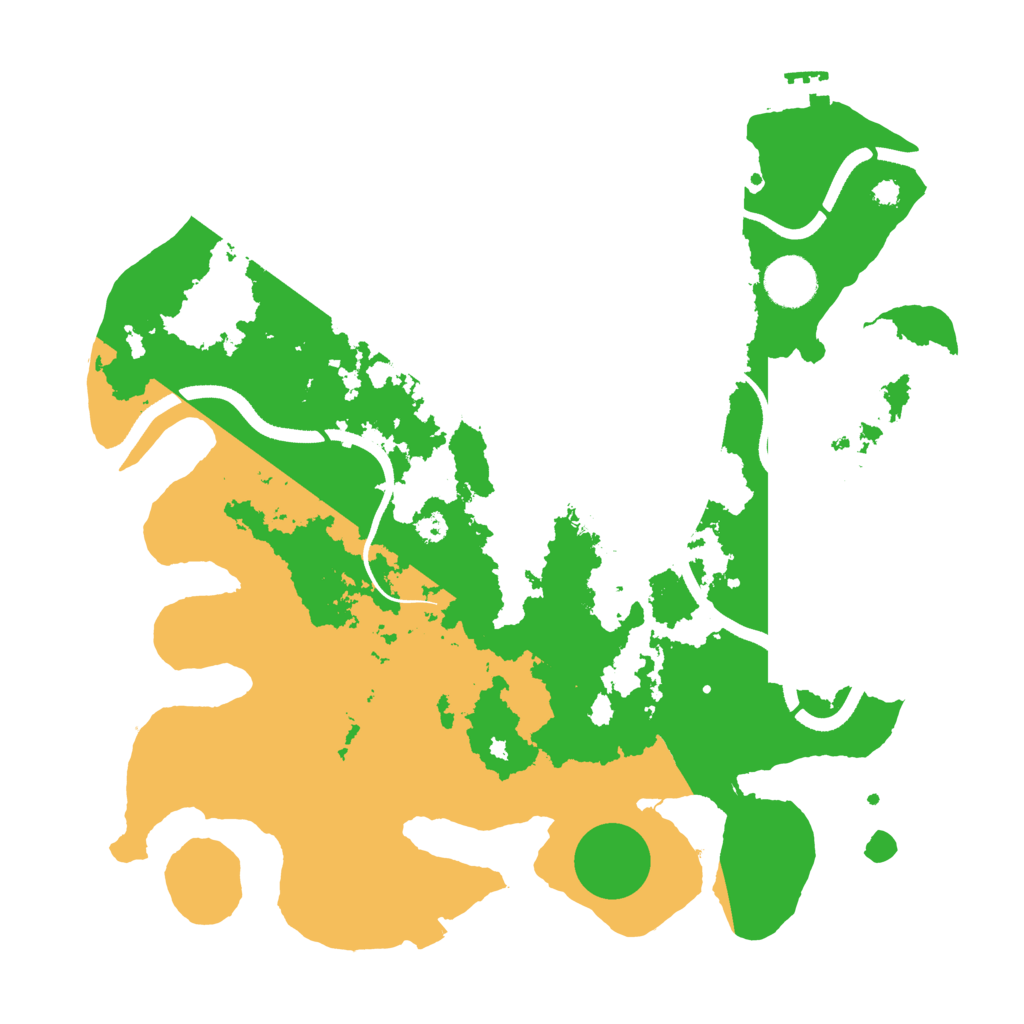 Biome Rust Map: Procedural Map, Size: 3550, Seed: 400887