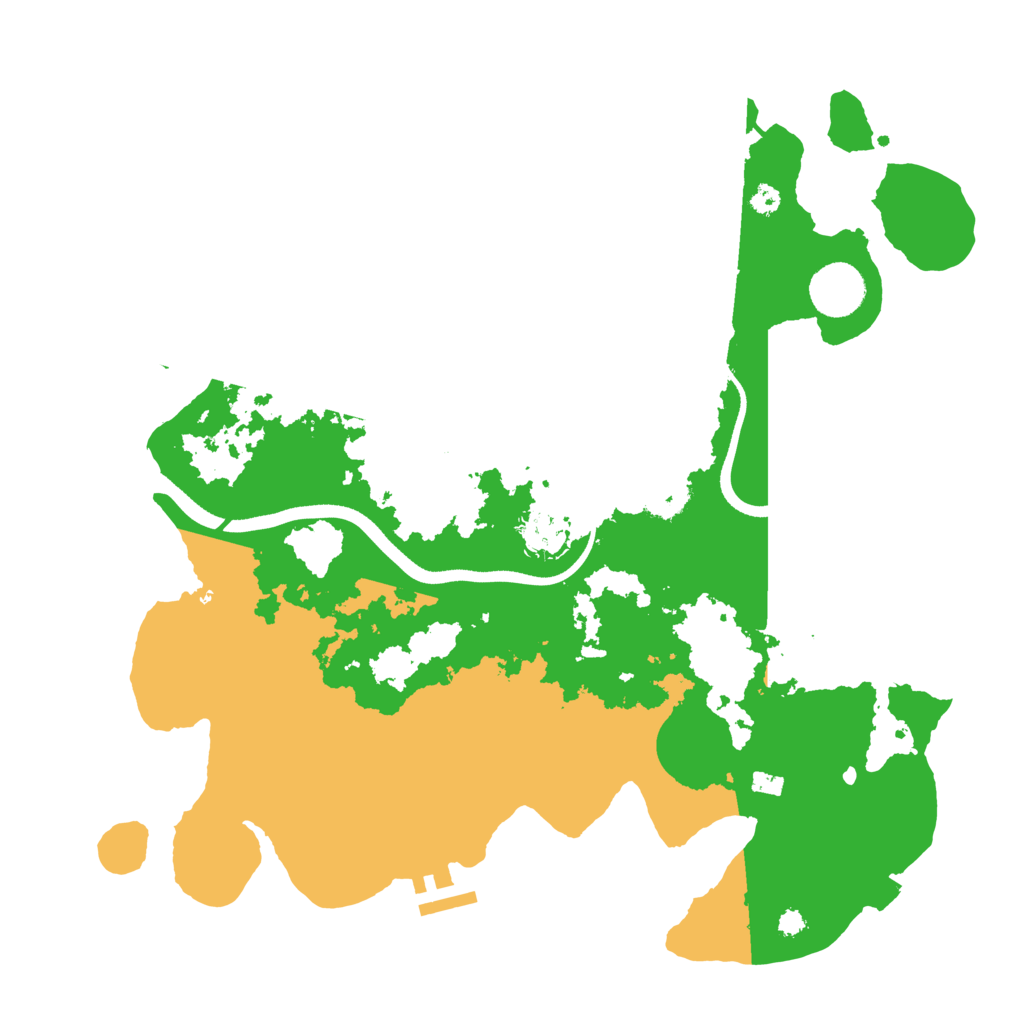 Biome Rust Map: Procedural Map, Size: 3550, Seed: 269050