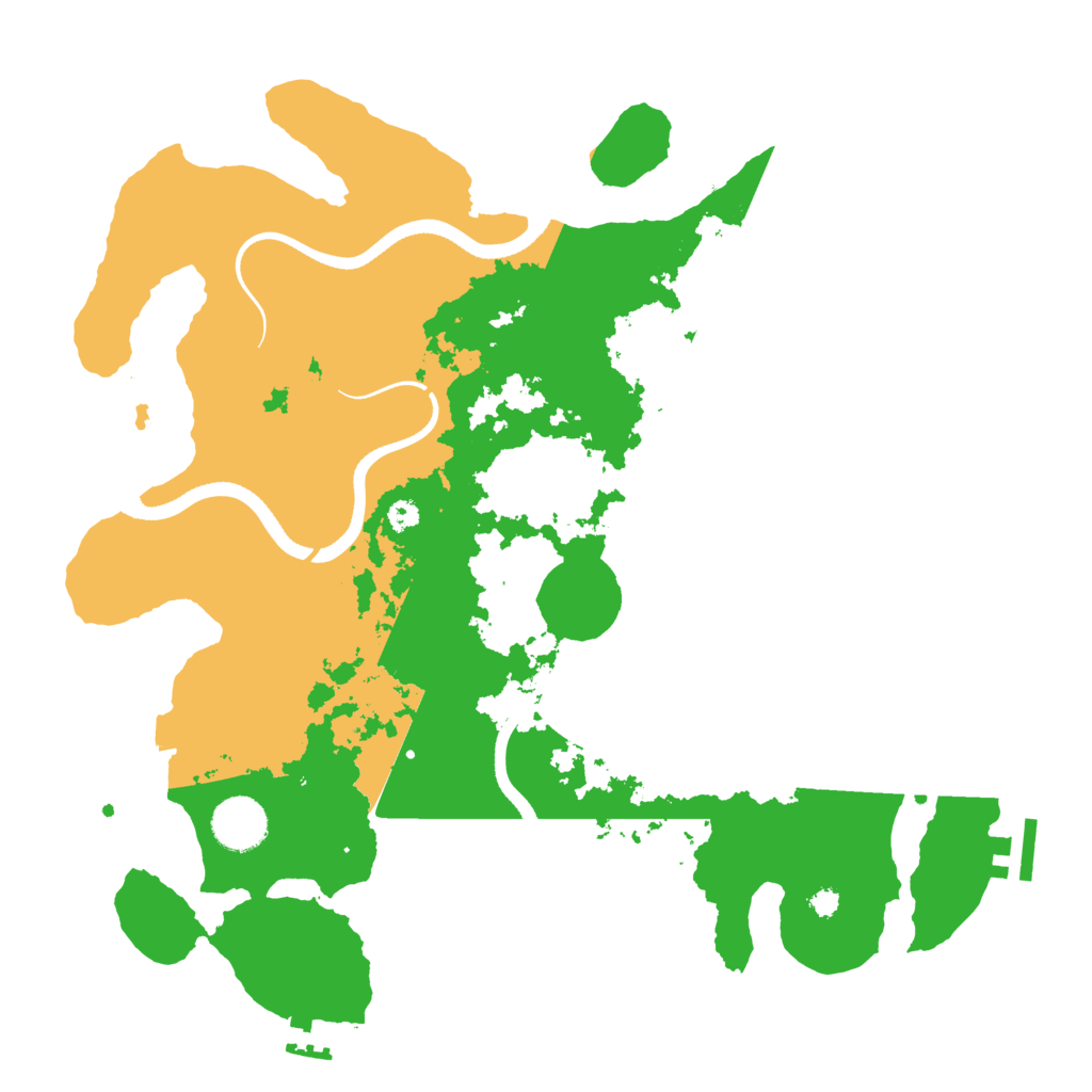 Biome Rust Map: Procedural Map, Size: 3550, Seed: 981357