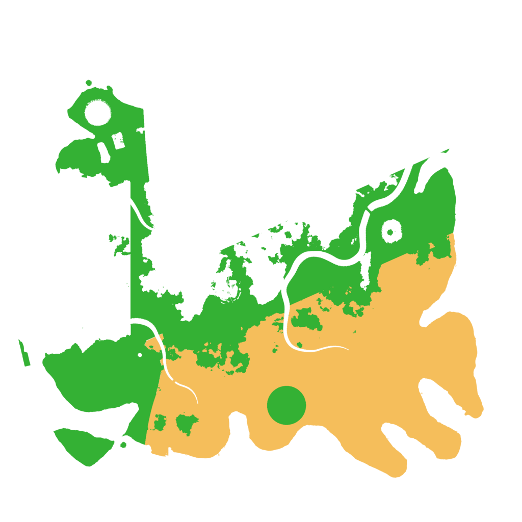 Biome Rust Map: Procedural Map, Size: 3550, Seed: 373052