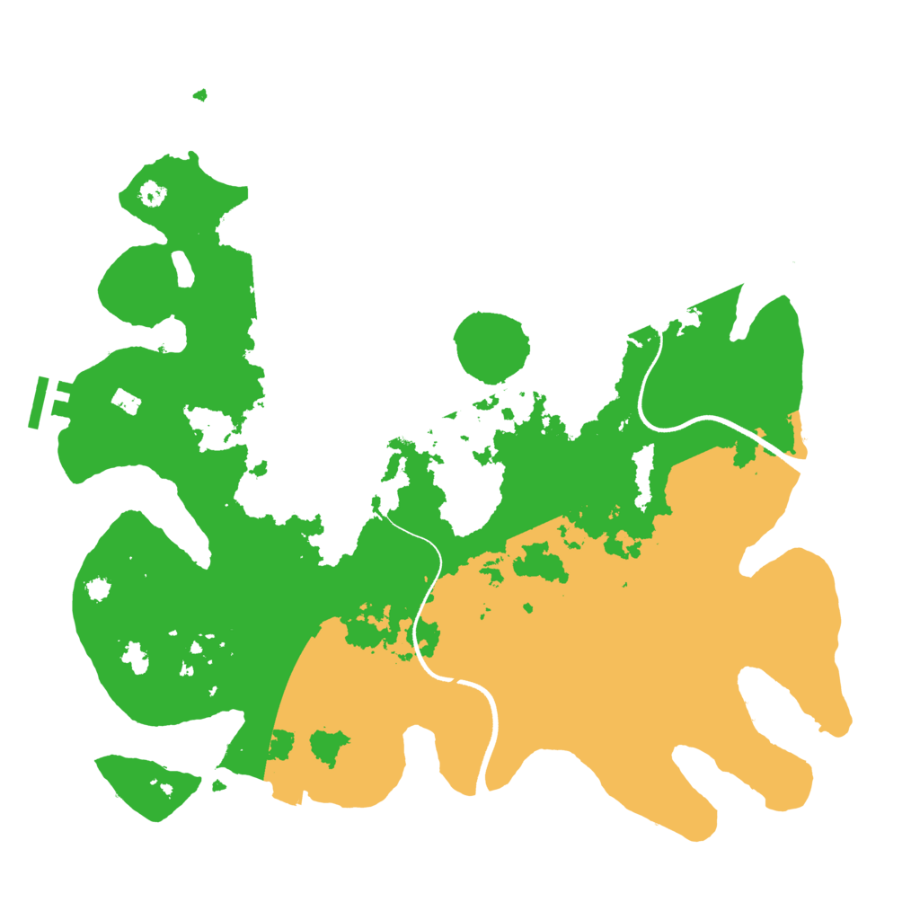 Biome Rust Map: Procedural Map, Size: 3550, Seed: 373052