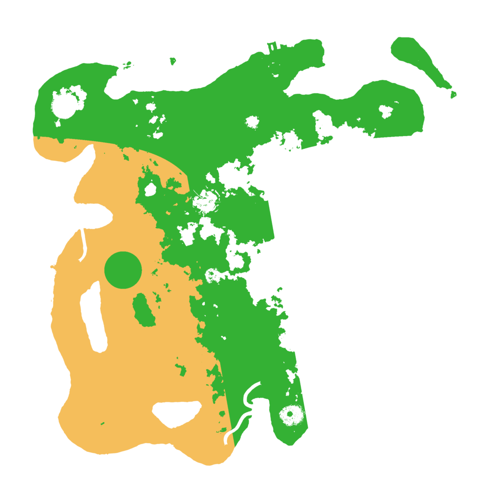 Biome Rust Map: Procedural Map, Size: 3550, Seed: 274641