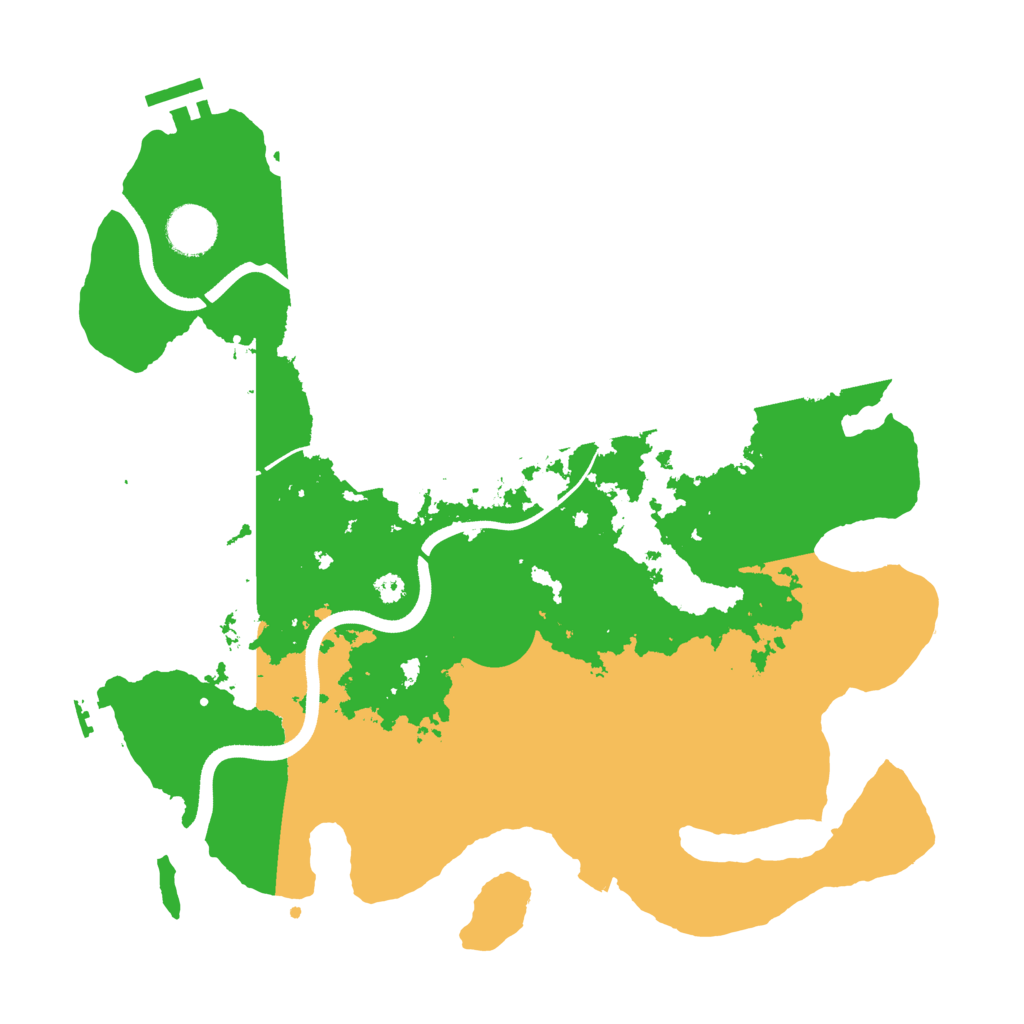 Biome Rust Map: Procedural Map, Size: 3550, Seed: 423455