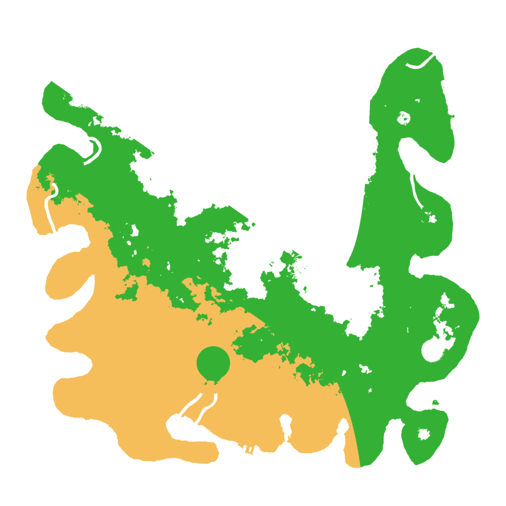 Biome Rust Map: Procedural Map, Size: 4000, Seed: 5300
