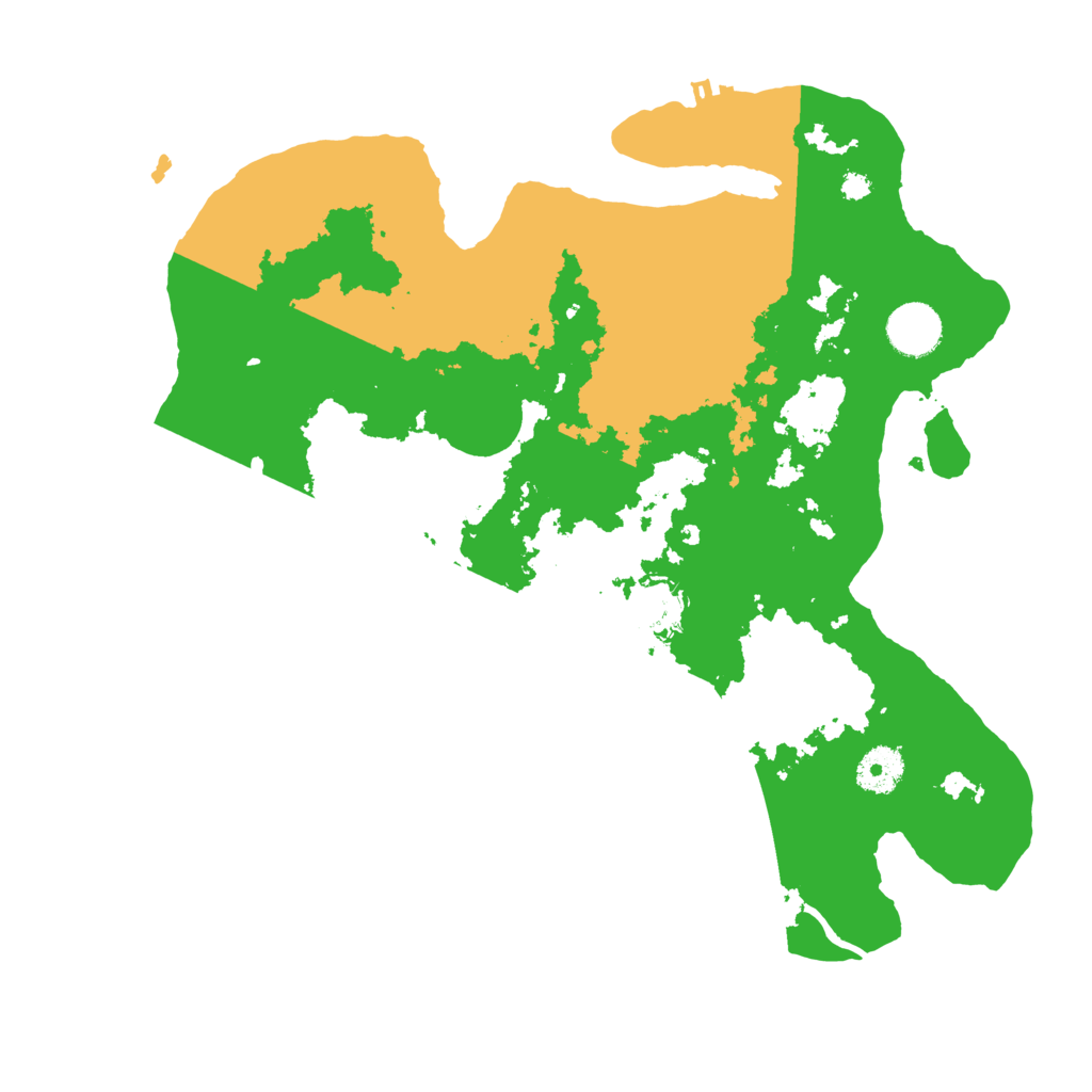 Biome Rust Map: Procedural Map, Size: 3550, Seed: 814669