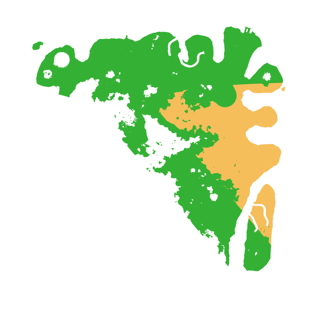 Biome Rust Map: Procedural Map, Size: 3550, Seed: 716623