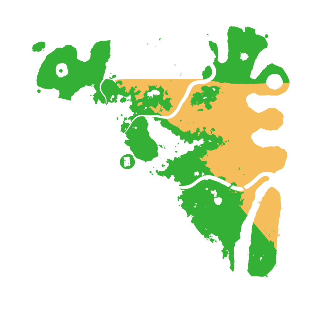 Biome Rust Map: Procedural Map, Size: 3550, Seed: 716623