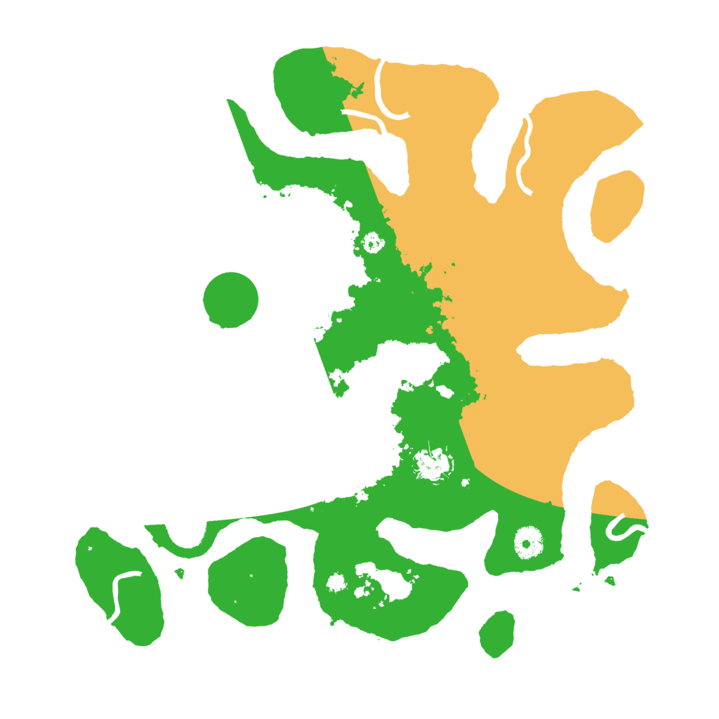 Biome Rust Map: Procedural Map, Size: 3500, Seed: 55125