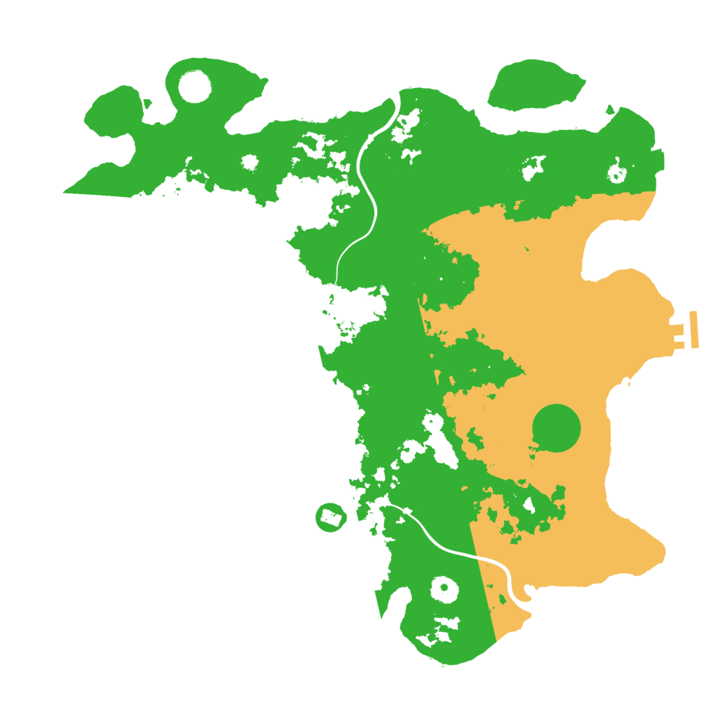 Biome Rust Map: Procedural Map, Size: 3900, Seed: 1219836915