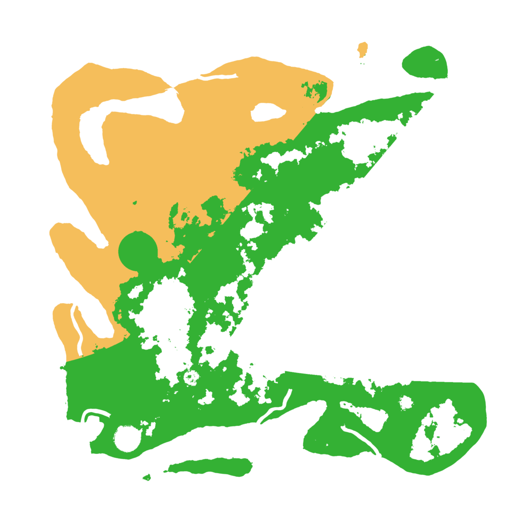 Biome Rust Map: Procedural Map, Size: 3500, Seed: 25360988