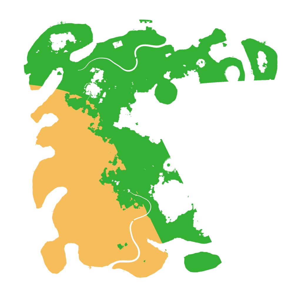 Biome Rust Map: Procedural Map, Size: 3550, Seed: 381602