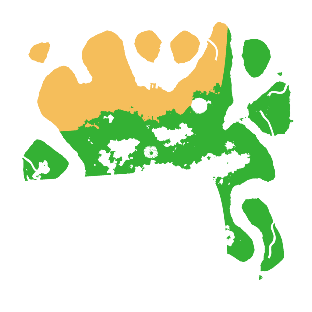 Biome Rust Map: Procedural Map, Size: 3550, Seed: 359418