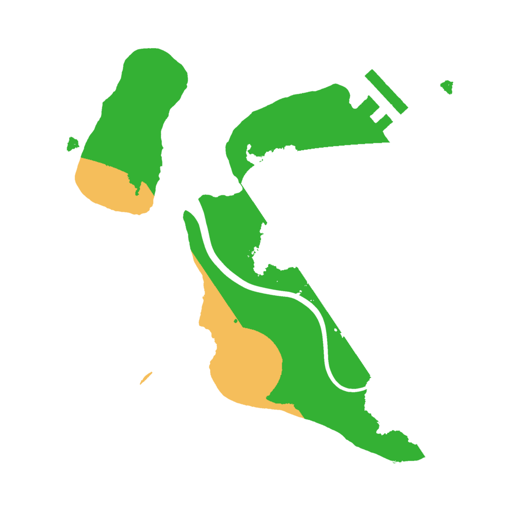 Biome Rust Map: Procedural Map, Size: 2000, Seed: 22013