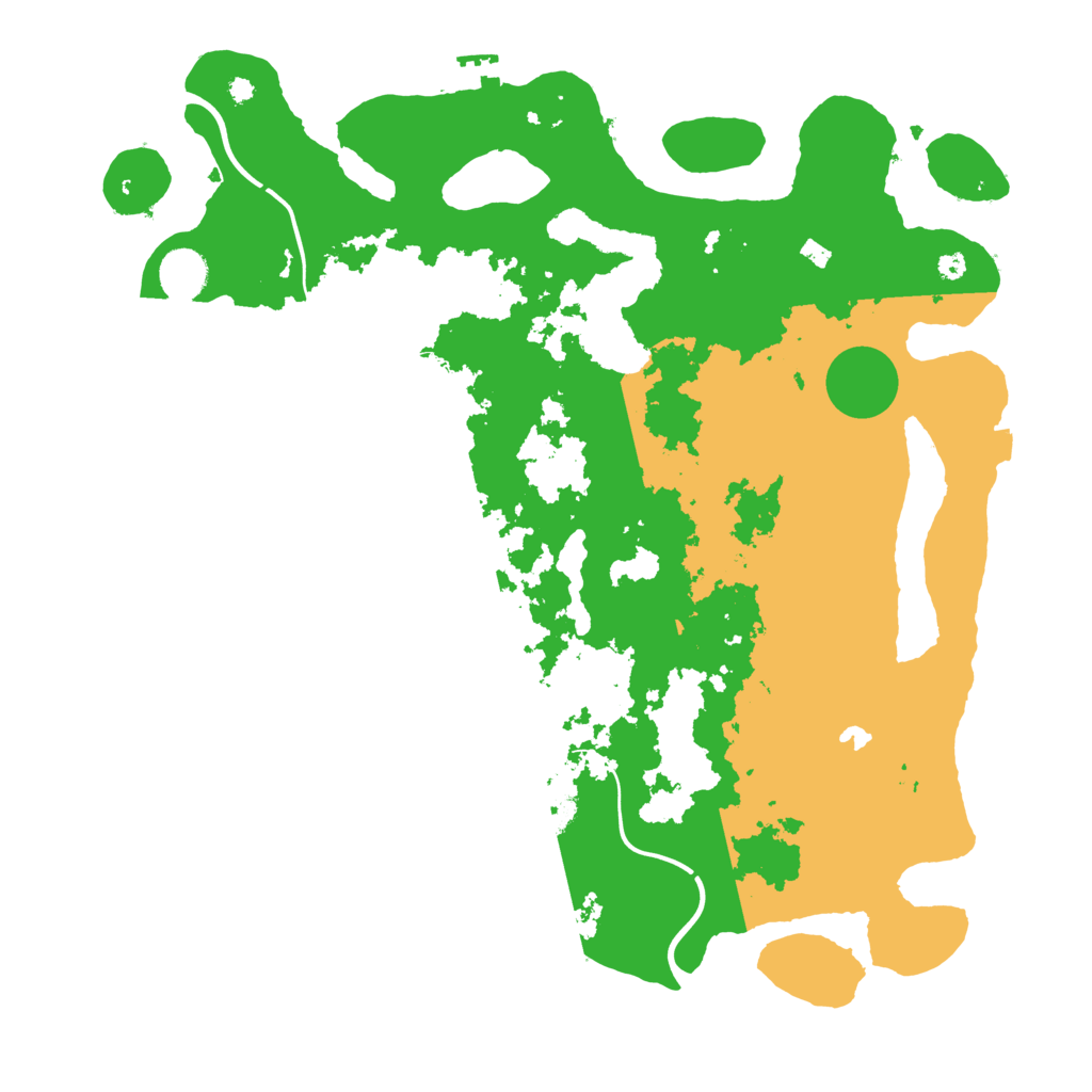 Biome Rust Map: Procedural Map, Size: 4000, Seed: 3176