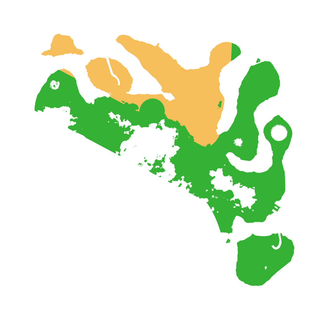 Biome Rust Map: Procedural Map, Size: 3500, Seed: 856175239