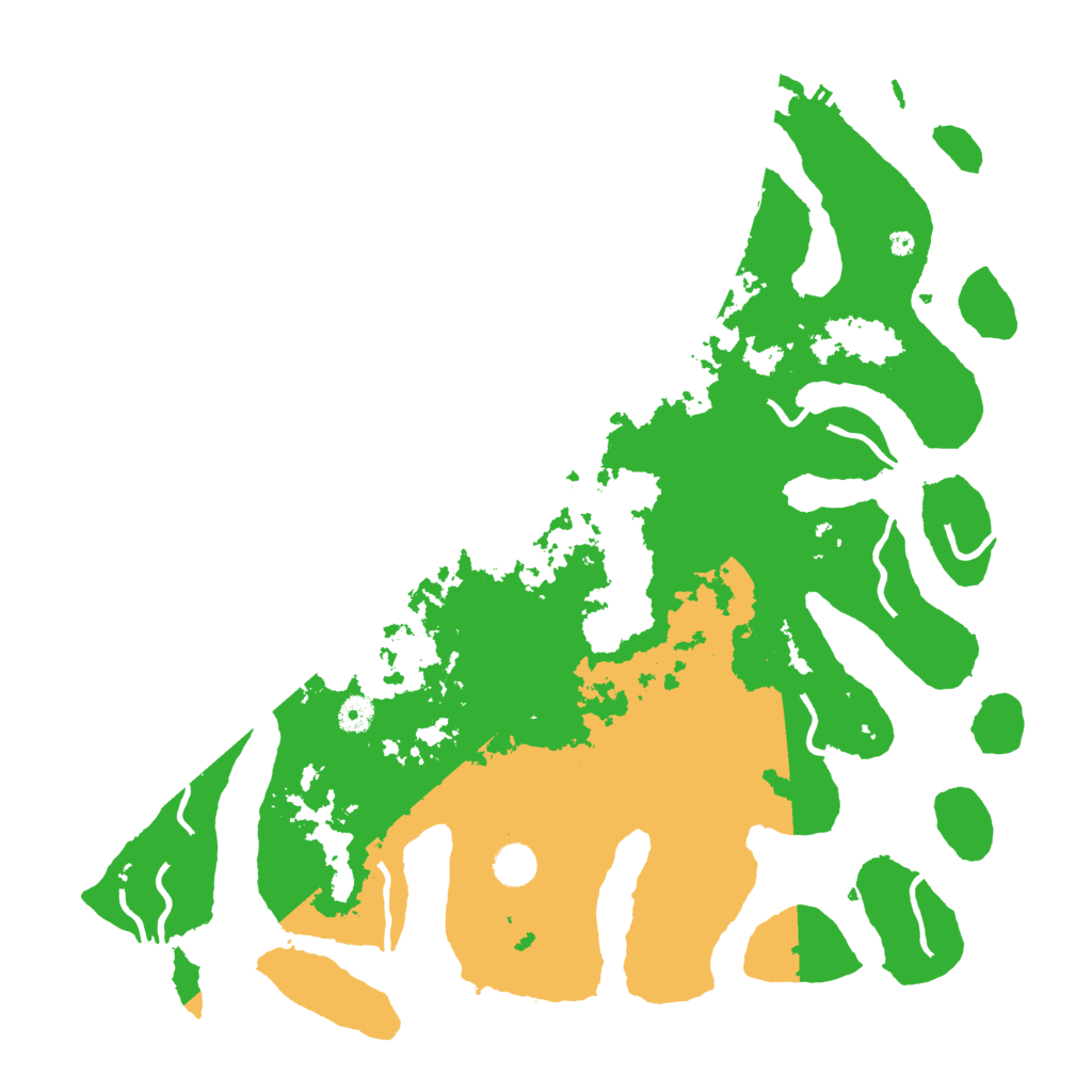 Biome Rust Map: Procedural Map, Size: 4500, Seed: 98732145