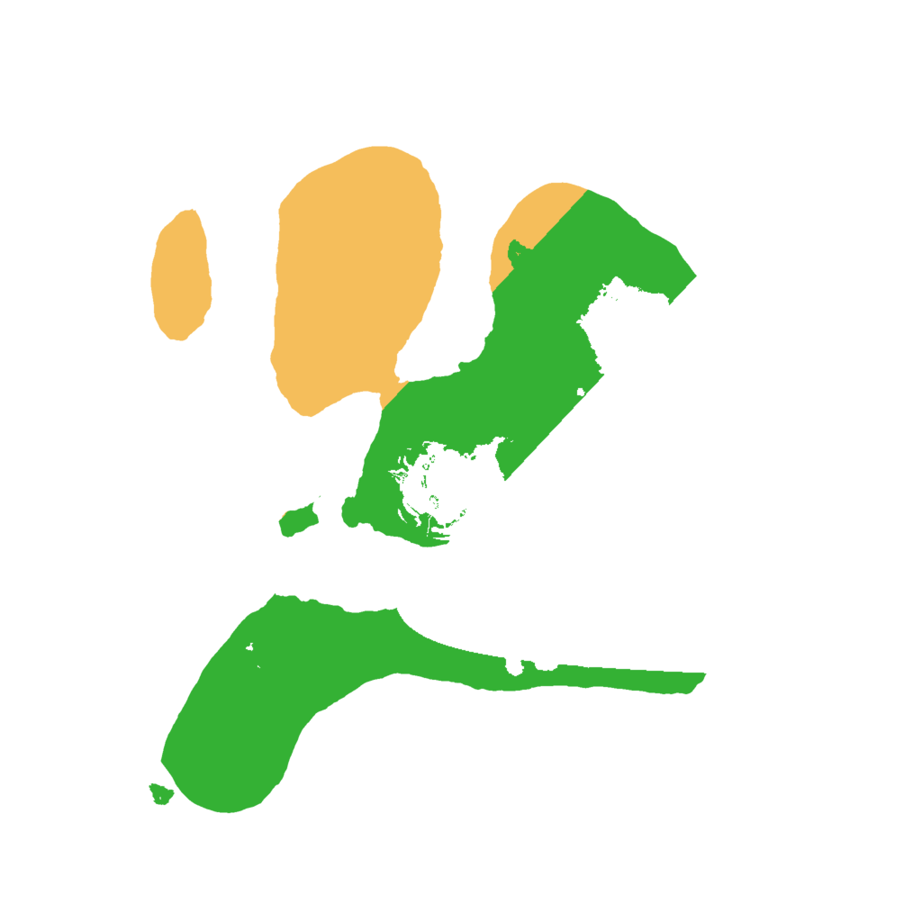 Biome Rust Map: Procedural Map, Size: 2000, Seed: 1215