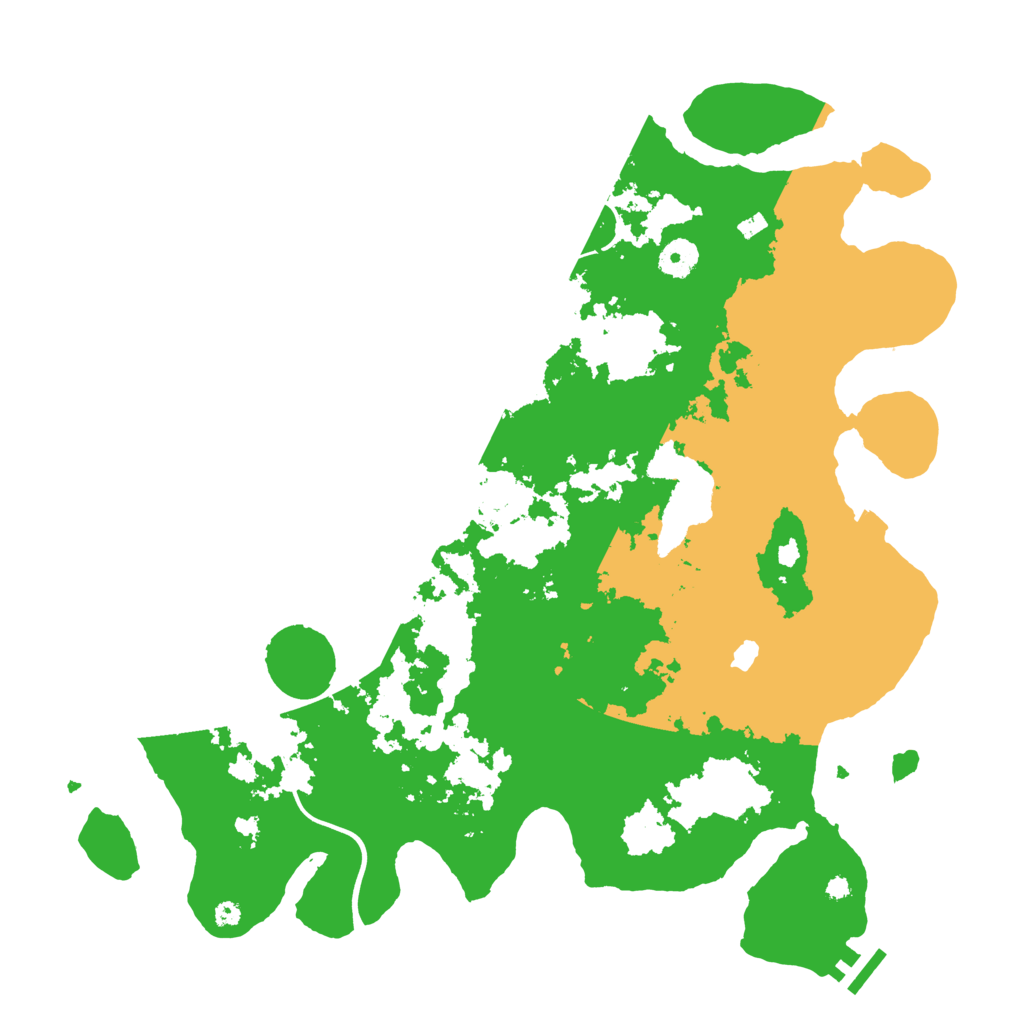 Biome Rust Map: Procedural Map, Size: 4000, Seed: 159998886