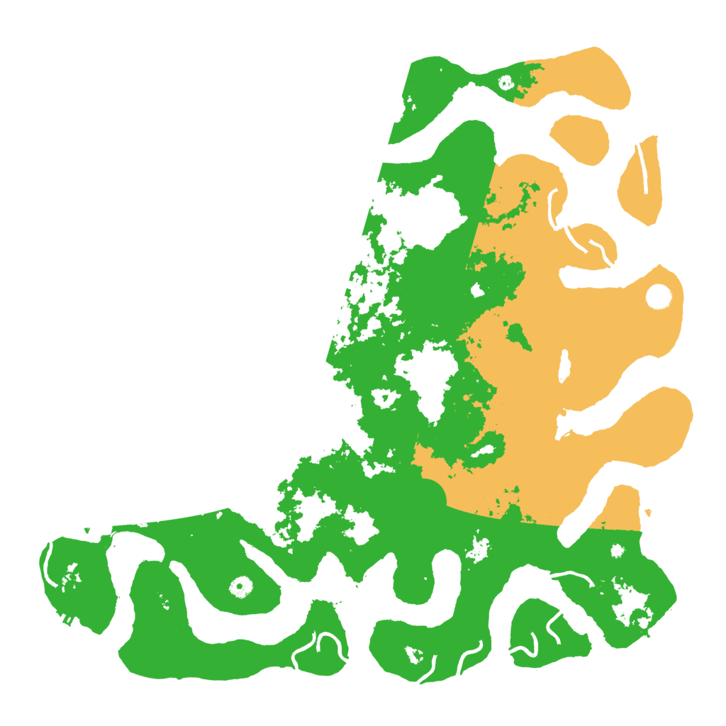 Biome Rust Map: Procedural Map, Size: 5000, Seed: 54310