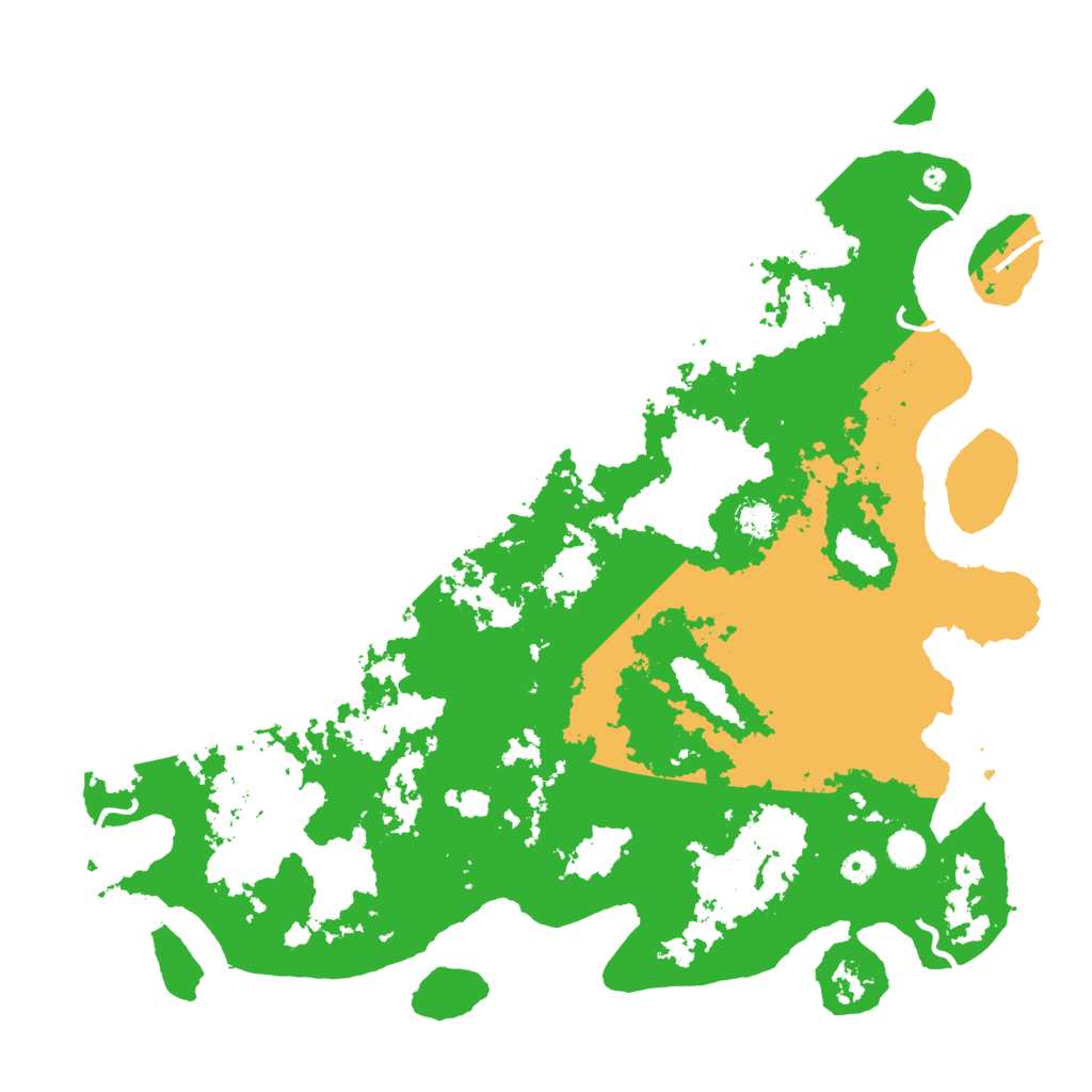 Biome Rust Map: Procedural Map, Size: 5000, Seed: 11135052
