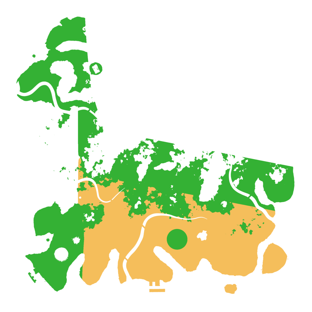Biome Rust Map: Procedural Map, Size: 4000, Seed: 53532