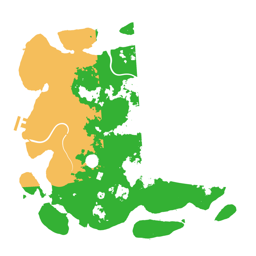 Biome Rust Map: Procedural Map, Size: 3500, Seed: 7829342