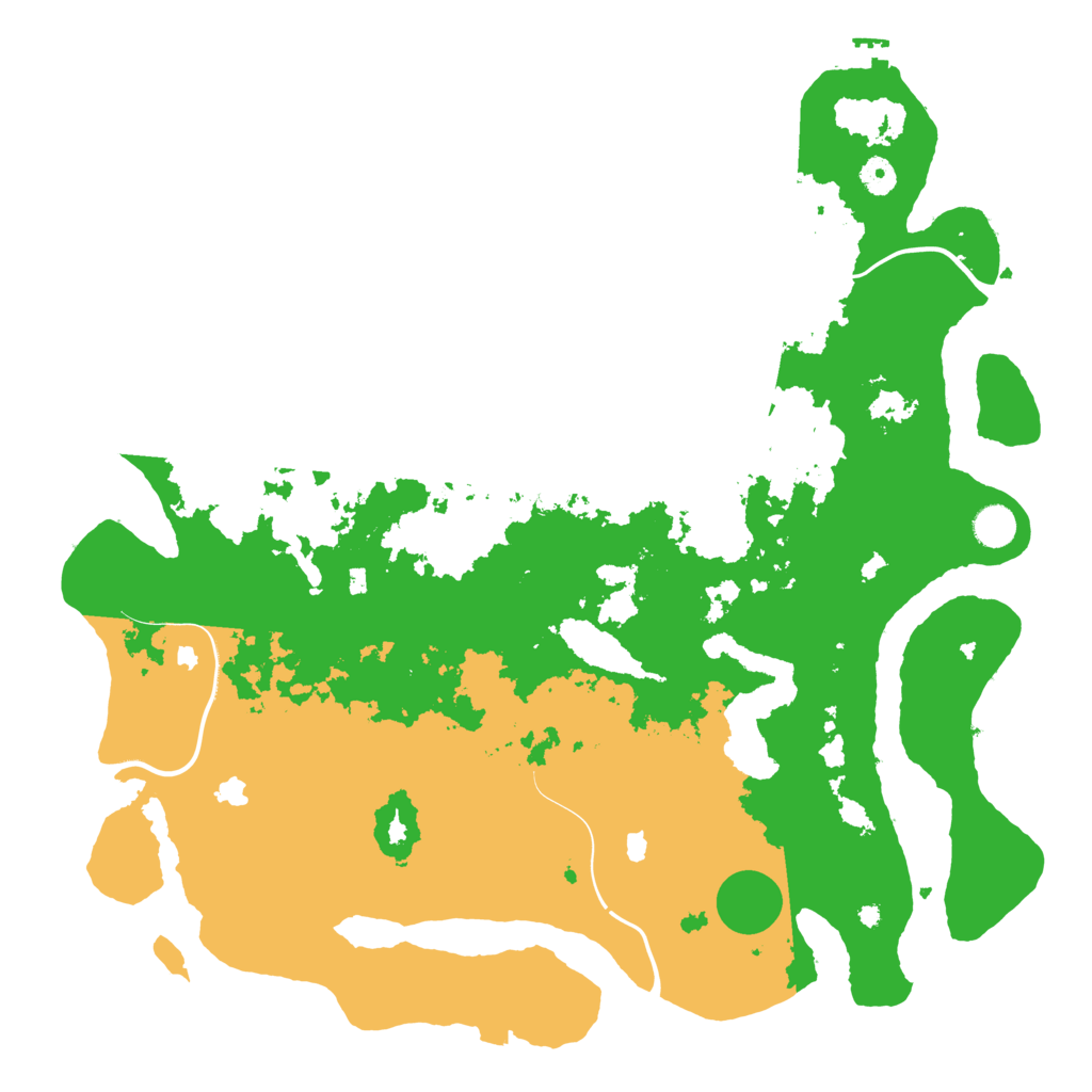 Biome Rust Map: Procedural Map, Size: 4500, Seed: 1605705699